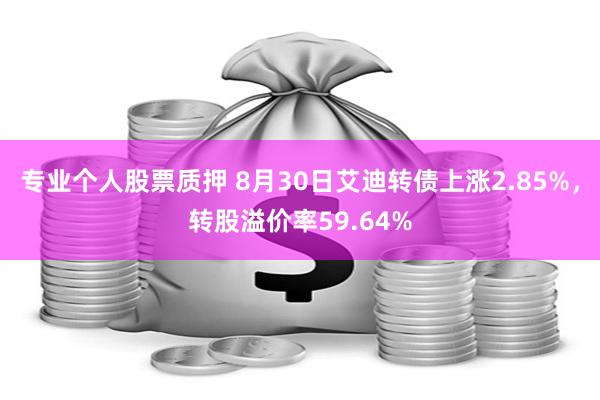 专业个人股票质押 8月30日艾迪转债上涨2.85%，转股溢价率59.64%