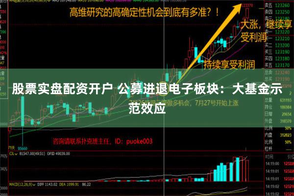 股票实盘配资开户 公募进退电子板块：大基金示范效应