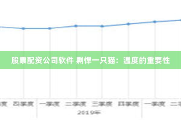 股票配资公司软件 剽悍一只猫：温度的重要性